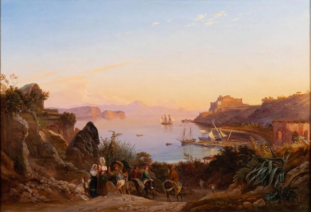 Presso il Golfo di Napoli